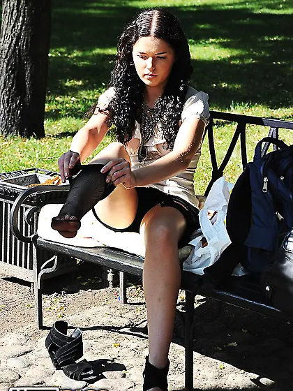 Everyone can see them having intimate experiences in public