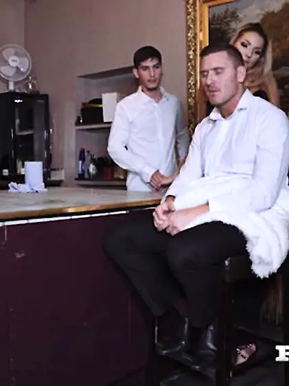 Massive facial for well-fucked MILF