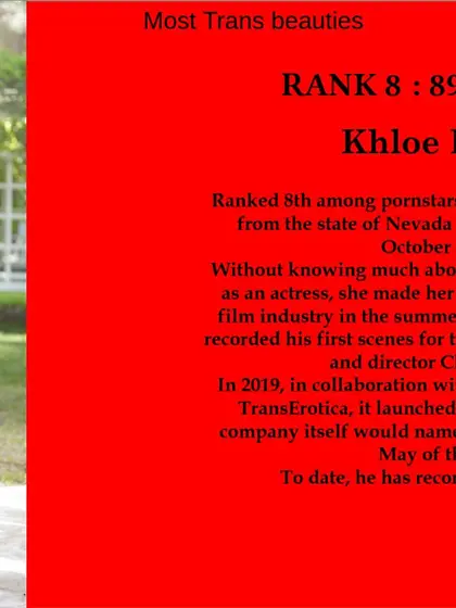 8th Pornstars Category : Khloe