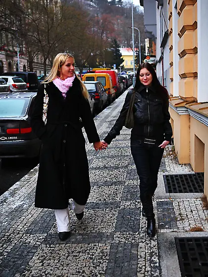 Maya and her girlfriend