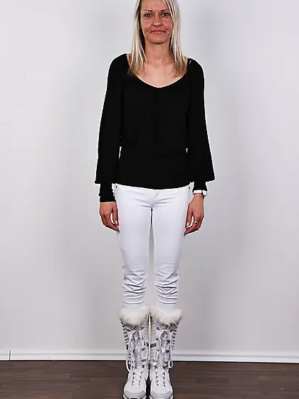 Slim blonde milf sweet