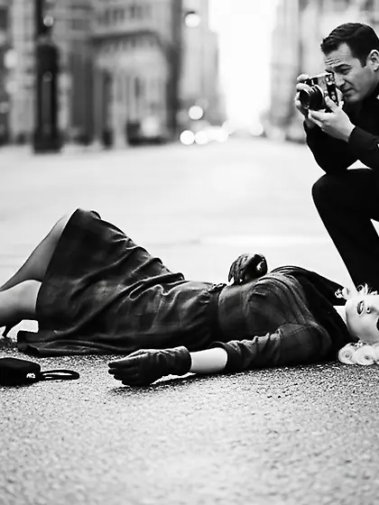 Film Noir Crime Scene