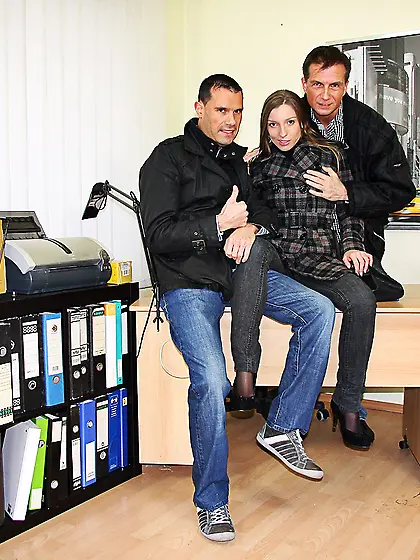 Teenage sweetie fucked older