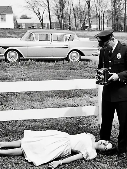 Film Noir Crime Scene