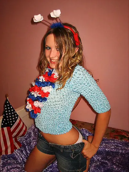 Cute Miss America College Girl