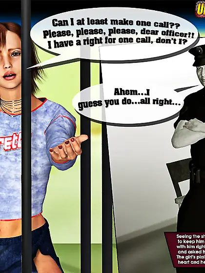 Demanding officer enjoys cock