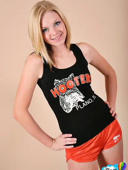 Sweet cute blonde teen