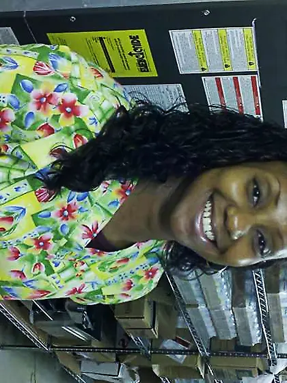 Beautiful co-worker