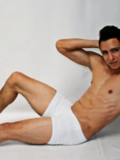 Brunette Brath Close Up.