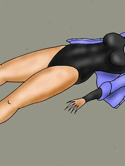 Grace in her Danskin