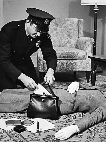 Film Noir Crime Scene