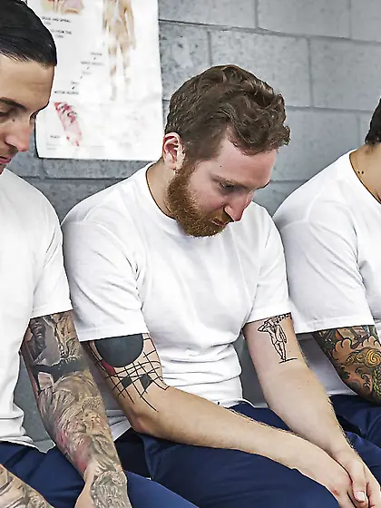 American fit busty blonde vixen