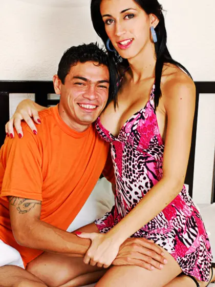 Blonde cutie showing delicious