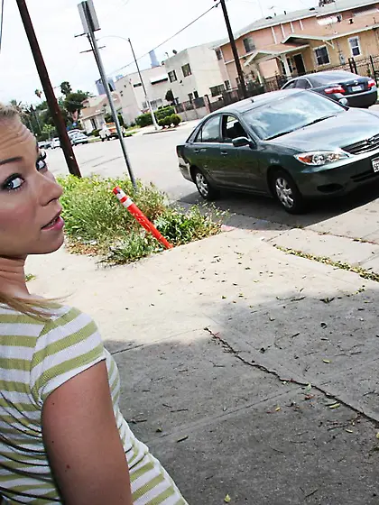 Little blonde Melanie Jayne wants to try black cum shots so it's