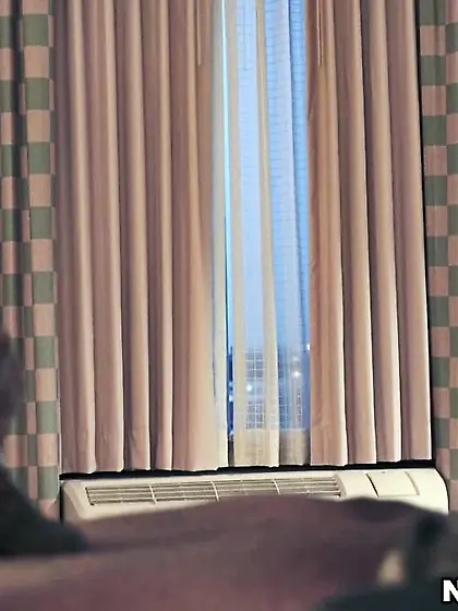 Woman watches a guy jerk off