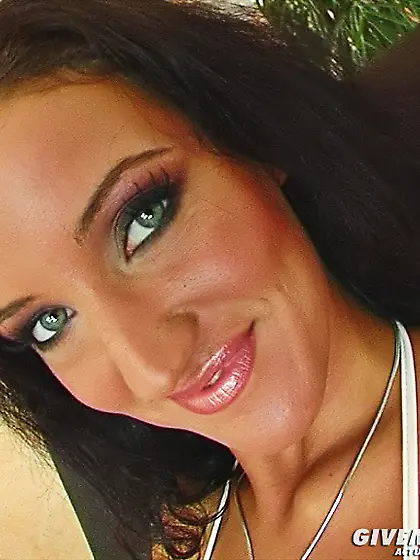 Stunning brunette huge boobs