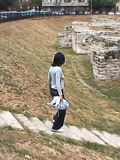 Cameron Cruise spreads her sexy legs for the camera and toys her