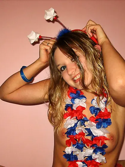 Cute Miss America College Girl