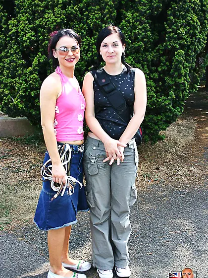 Kinky british streetgirls stocking