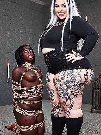 Nigger and BBW Goth Onwer