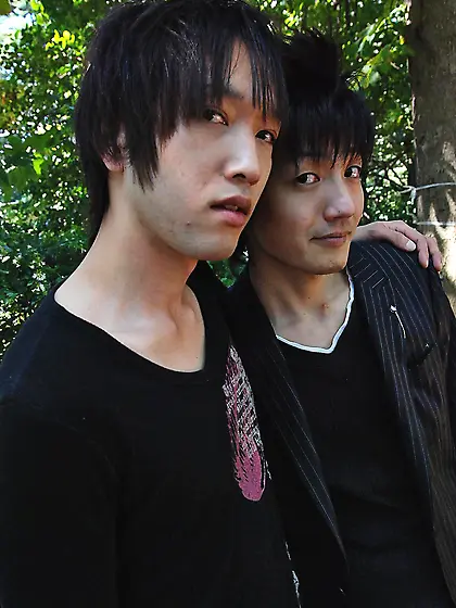 Pair handsome japanese gays