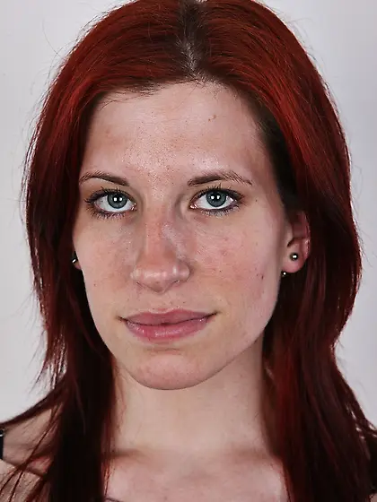 Slender red head shows