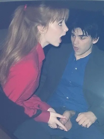 Realistic AI of Asuka of Evangelion with guy