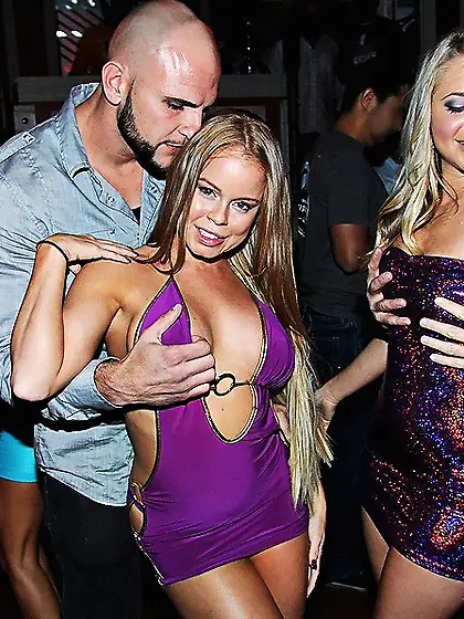 Ahna and Nikki Delano drunk facial party banging