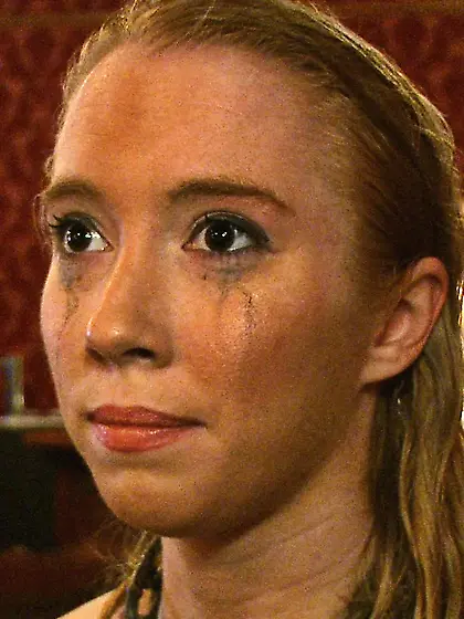 Adorable young blonde beckoned