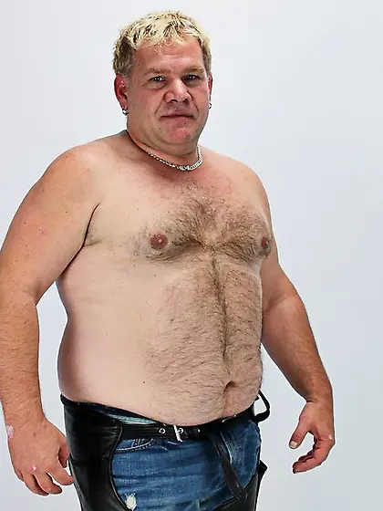 White gay leatherbearbill fingering