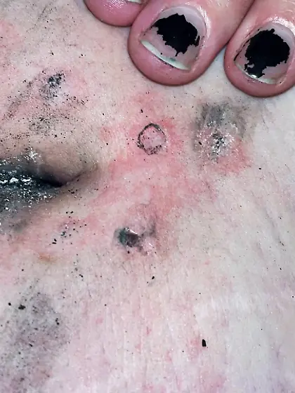 Piggy ashtray and human punching bag session