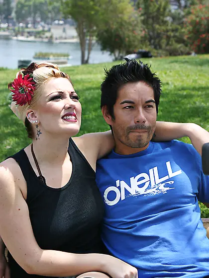 How I was seen in public with Brad is beyond me.  He's a white bo