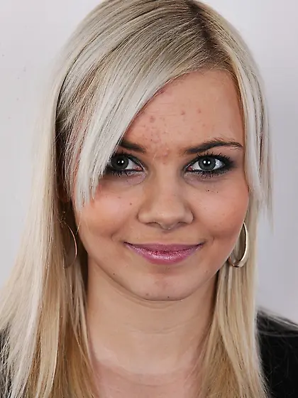 Cute long legged blonde