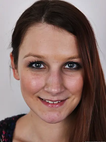 Shy hot red head