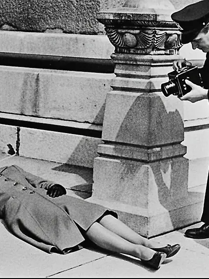 Film Noir Crime Scene