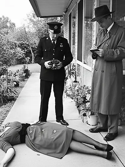 Film Noir Crime Scene