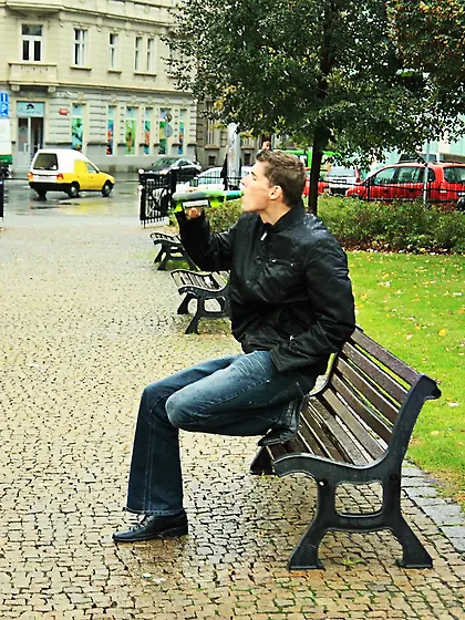 Sandra has just broke