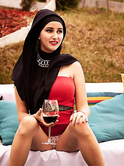 White teen black hair