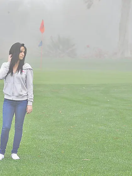 Dark haired hottie Nicki FTV shows her pale slender body in the