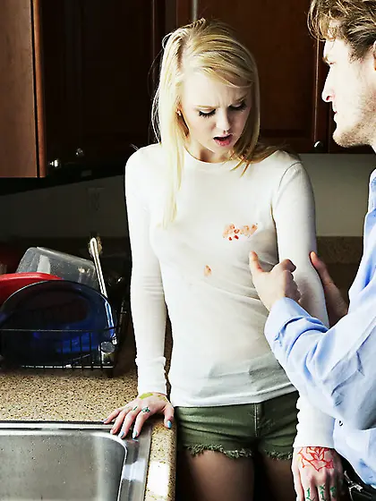 Angry close up shaved pussy fuck