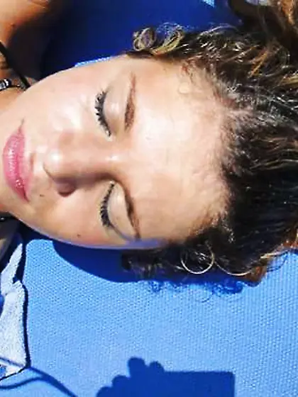 Esther,  legal,  at the beach (part 1)