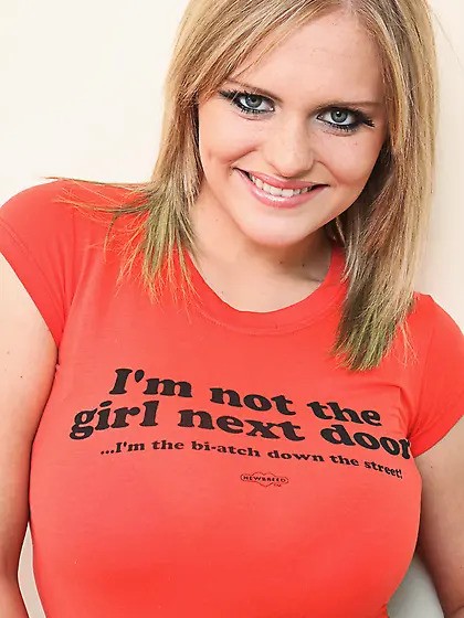 Banging babe strips red