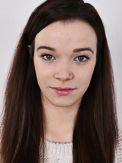 Young cute faced babe