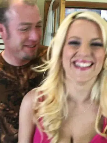 Hot blonde knockout tight