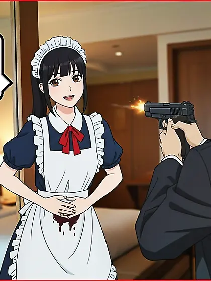 Anime Girls Gut-shot