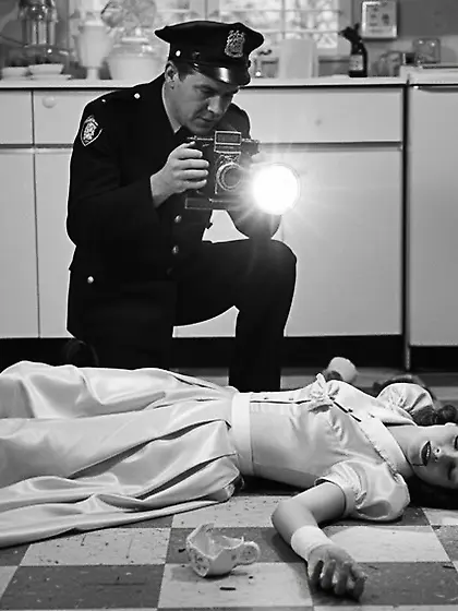 Film Noir Crime Scene