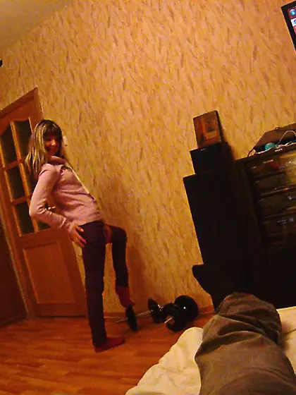 Young russian babe naked