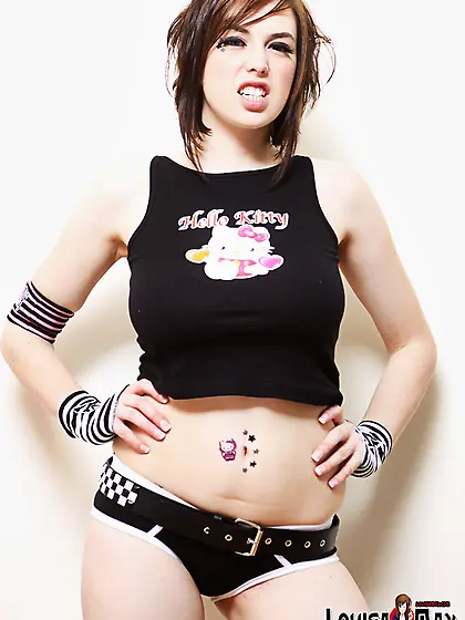 Unique girl black tank