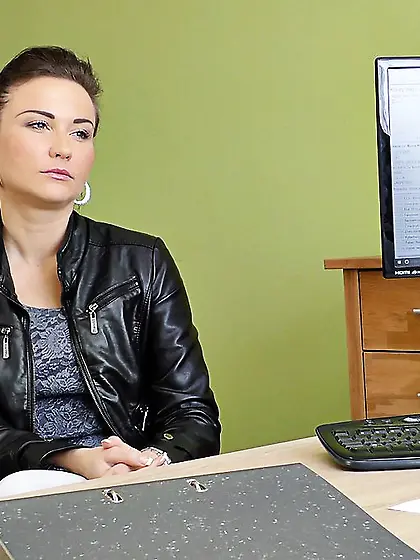 Attractive real office fuck amateur