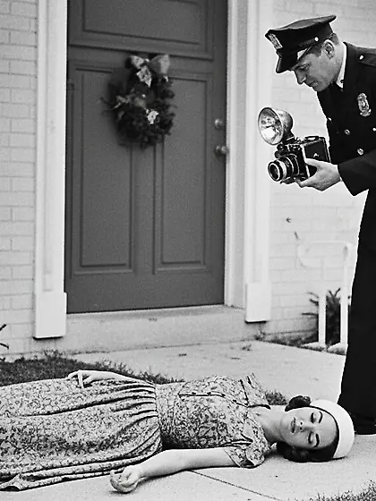 Film Noir Crime Scene